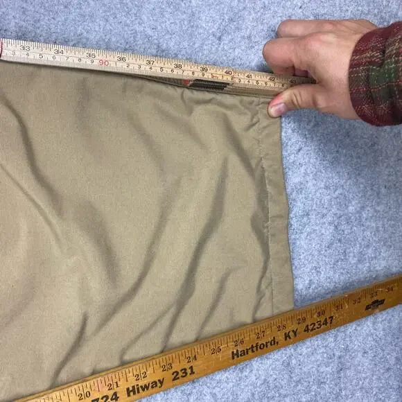 Cabela’s Pants Mens‎ 42/29 Double Knee Duck Hunting outdoor nylon tan canvas - Picture 8 of 11